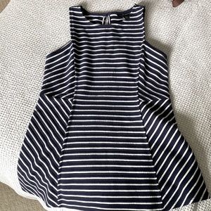 Beautiful navy & white maternity shirt -new